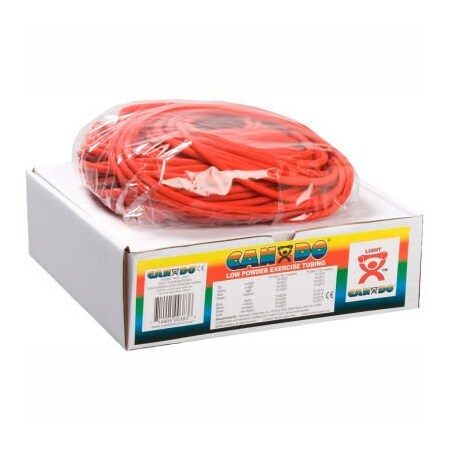 Fabrication Enterprises CanDo Low Powder Exercise Tubing, Red, 100' Roll/Box 1323183